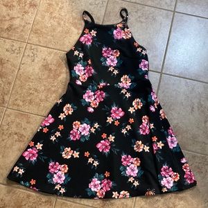Summer floral short dress